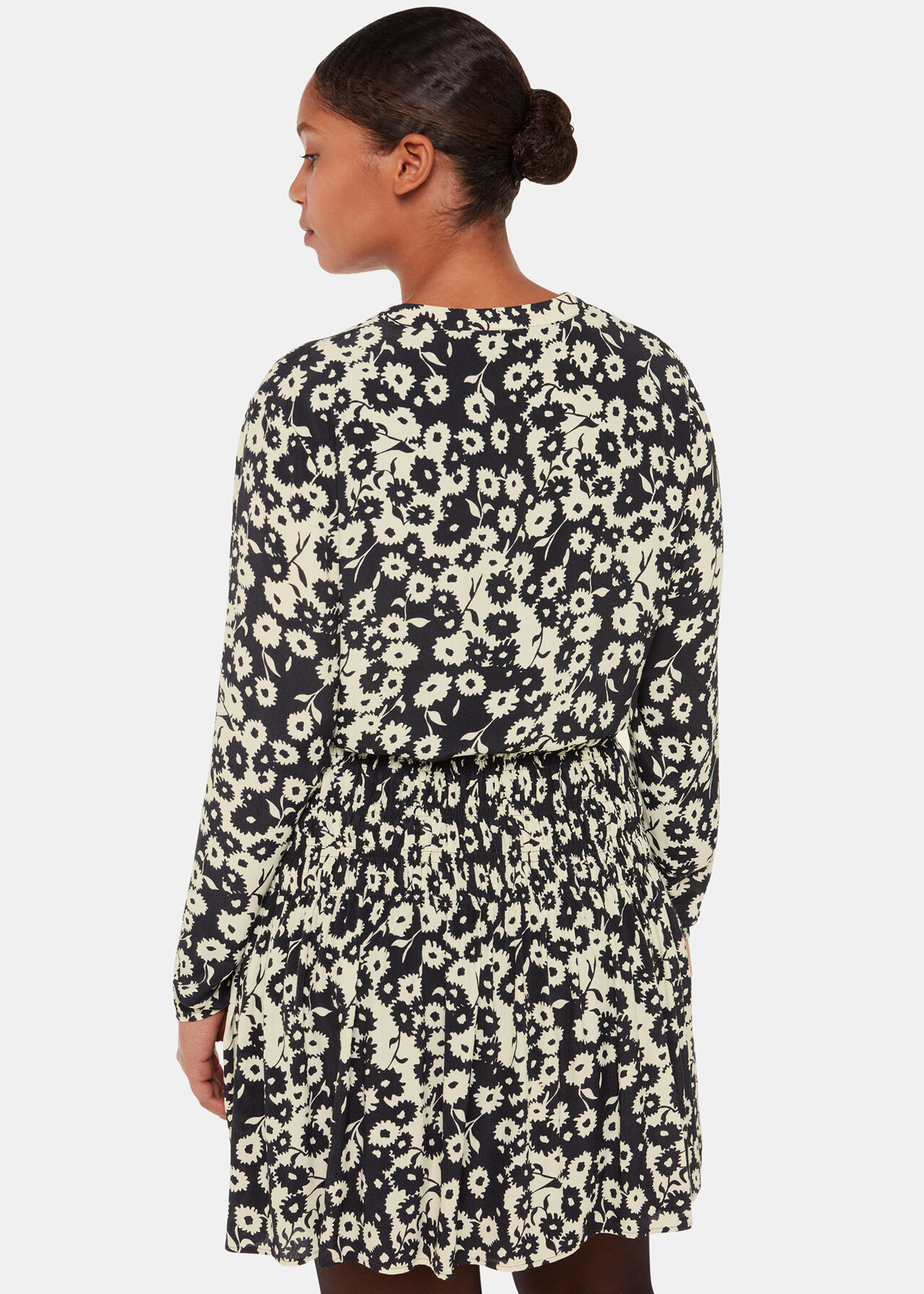 Riley Floral Shirred Dress